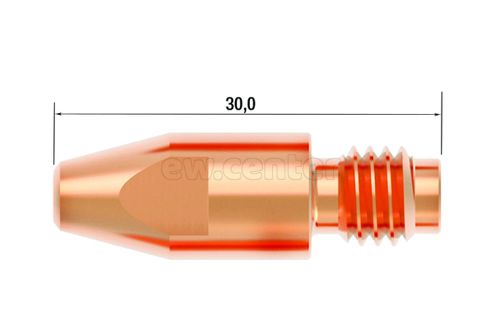 Контактный наконечник FUBAG М8х30 мм CuCrZr D=0.8 мм