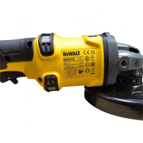 Аккумуляторная УШМ DEWALT DCG418NT в кейсе TSTAKII, 54 В, XR, 125 мм, без АКБ и З/У