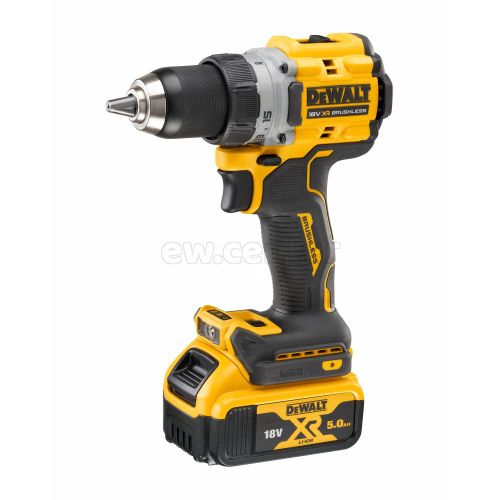 Акк. безуд. бесщ. дрель-шуруповерт DEWALT DCD800P2T, 18 В