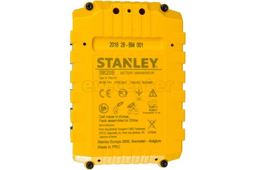 Аккумулятор STANLEY SB20S Li-Ion 18 В 1.5 А·ч