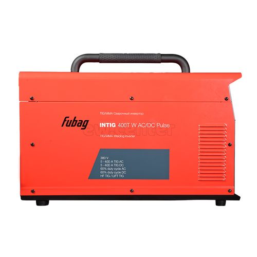 Инвертор сварочный FUBAG INTIG 400 T W AC/DC PULSE + горелка FB TIG 18 5P 4m + модуль охл + тележка