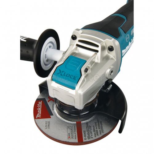 Угловая шлифмашина MAKITA DGA519Z X-Lock, 125 мм, 18В, Li-ion, 3000-8500 об/мин, 3.1 кг без АКБ и ЗУ