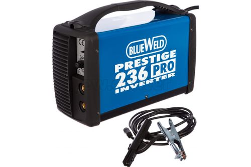 Инвертор сварочный BLUE WELD PRESTIGE 236 PRO 200А + комплект принадлежностей