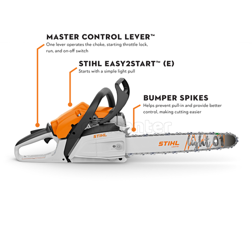 Пила бензиновая STIHL MS 172, 1,4 кВт, шина 35см, 4,5 кг