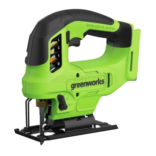 Аккумуляторный бесщеточный лобзик Greenworks GD24JS90, 24В, 3000 ход/мин (без АКБ и ЗУ)