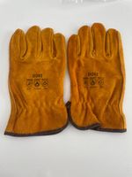 Перчатки желтые цельноспилковые EW