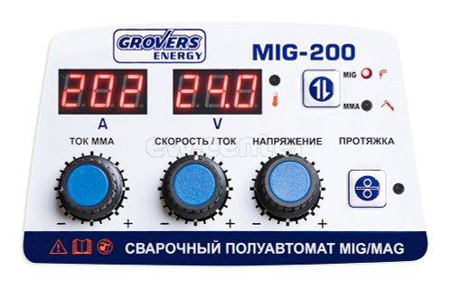 Полуавтомат сварочный MIG 200 GROVERS ENERGY