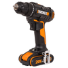 Аккумуляторная дрель-шуруповерт WORX WX100.2, 20В, 2х2Ач, ЗУ 0,4А, сумка
