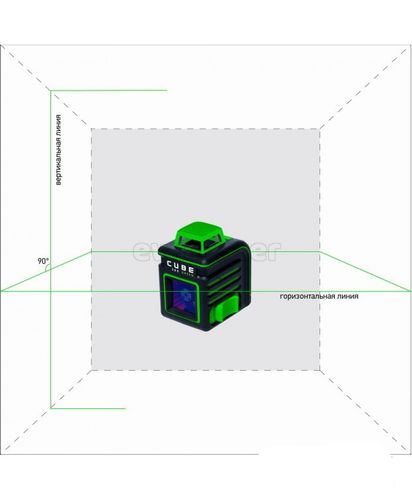 Лазерный уровень ADA CUBE 360 Green Professional Edition А00535