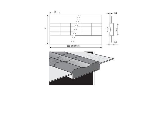 Керамическая подкладка ESAB OK Backing Concave 10