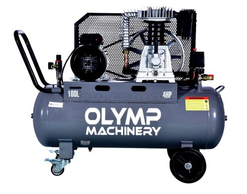 Компрессор воздушный OLYMP MACHINERY AC-100/80R (3кВт/100л/10бар/500л.м/220B)