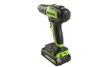 Аккумуляторная дрель-шуруповерт GREENWORKS GD24DD35K2, 24v, 35 Нм, 1х2Ач и ЗУ, кейс