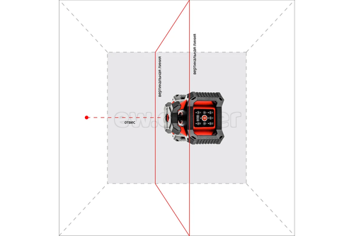 Ротационный лазерный нивелир ADA ROTARY 500 HV Servo А00578