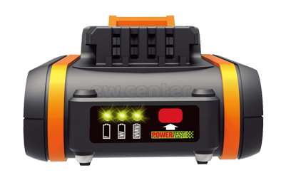 Комплект WORX WA3611, 20В: 2 аккумулятора 4Ач и двойное зарядное устройство в 4А (2А+2А)