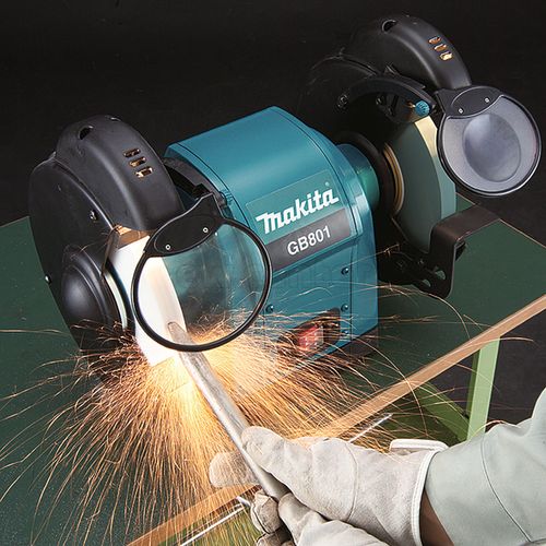 Станок заточной (точило) MAKITA GB801 550Вт, 2850 об/мин, 205мм, 20.5кг