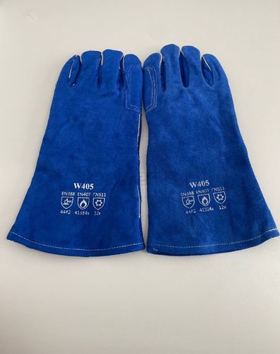 Краги синие, особо прочные с подкладкой EW