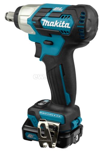 Акк. ударный гайковерт MAKITA CXT TW161DWAE, 12В, 2x2 Ач, 2400 об/мин, 3600 уд/мин, 1.1кг, чемодан