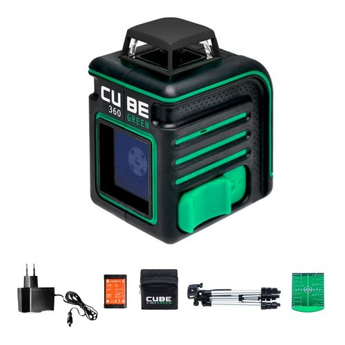 Лазерный уровень ADA CUBE 360 Green Professional Edition А00535