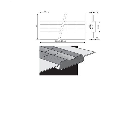 Керамическая подкладка ESAB OK Backing Rectangular 13
