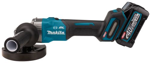 Акк. угловая шлифмашина MAKITA XGT GA005GM201 УШМ, 40В, 125 мм, 8500 об/мин, 2х4А*ч, ЗУ, кейс