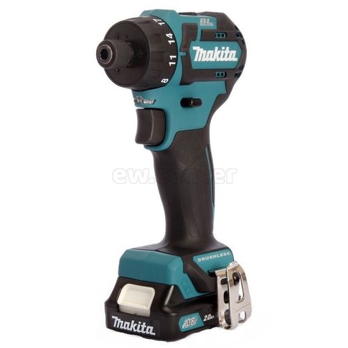 Акк. дрель-шуруповерт MAKITA CXT DF032DWAE, 10.8В, 2х2 Ач Li-ion, 1500 об/мин, 0.87 кг, ЗУ, в кейсе