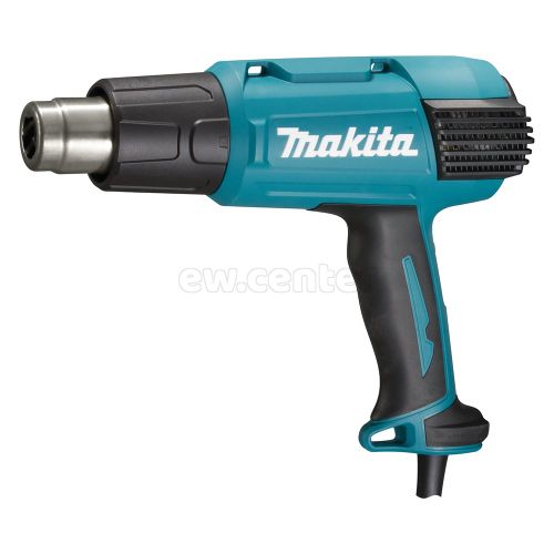 Термопистолет (фен) MAKITA HG6530VK, 2000Вт, 50-650 градусов, 280-550л/мин, 0.72кг кейс, 4 насадки