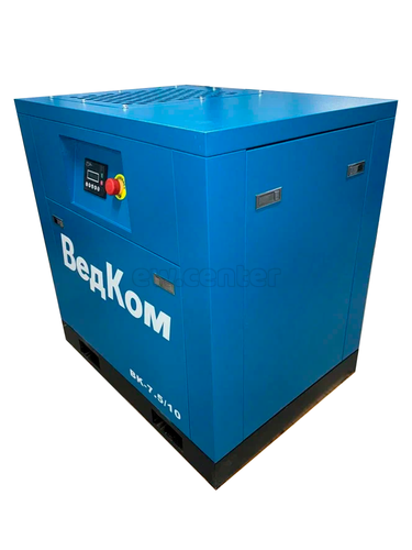 Винтовой воздушный компрессор ВЕДКОМ ВК 7.5/10 CFM 10 Бар (ip55)