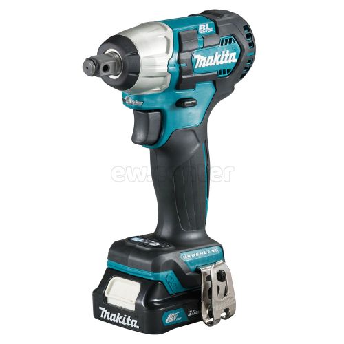 Акк. ударный гайковерт MAKITA CXT TW161DWAE, 12В, 2x2 Ач, 2400 об/мин, 3600 уд/мин, 1.1кг, чемодан