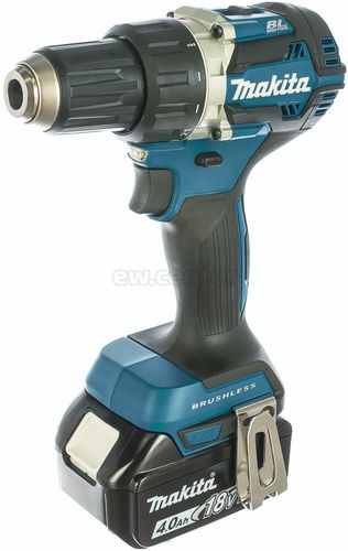 Аккумуляторная бесщеточная дрель-шуруповерт MAKITA DDF484RME, 54Нм LXT 18В, 2х4Ач, кейс