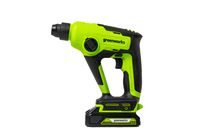 Аккумуляторный перфоратор Greenworks GD24SDS1K4, 24В, 1.2Дж (1х4Ач АКБ и ЗУ)