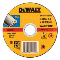 Круг отрезной DEWALT INDUSTRIAL DT42340Z, по металлу, 125 x 22.2 х 1.2 мм