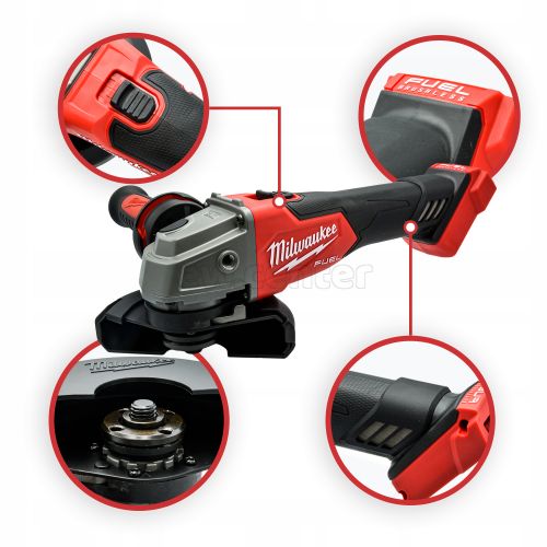 Акк. угловая шлифмашина MILWAUKEE M18 FSAG125X-0X FUEL без АКБ и ЗУ