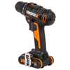Аккумуляторная дрель-шуруповерт WORX WX100.2, 20В, 2х2Ач, ЗУ 0,4А, сумка