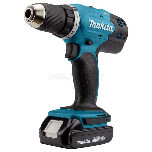 Акк. дрель-шуруповерт MAKITA DDF453SYE, 18 В, 2х1.5 Ач Li-ion, 1300 об/мин, 1.8 кг, ЗУ, в кейсе