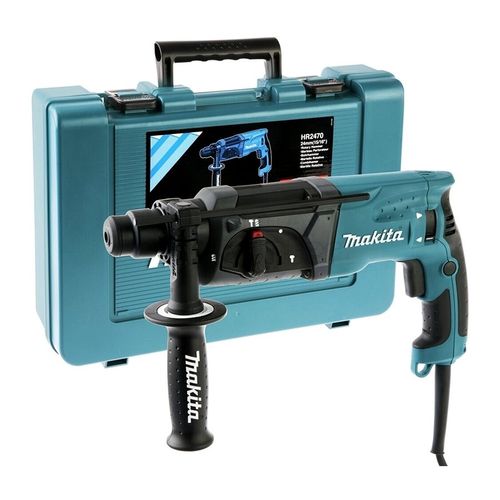 Перфоратор MAKITA HR2470, SDS+, 780 Вт, 3 режима, 2.4 Дж, 0-4500 уд/мин, 2.9 кг