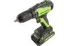 Аккумуляторная дрель-шуруповерт GREENWORKS GD24DD35K2, 24v, 35 Нм, 1х2Ач и ЗУ, кейс