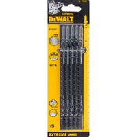 Пилка для лобзика DEWALT DT2167, HCS, 180 x 155 x 4.0 x 120 мм, T744D (5шт.)