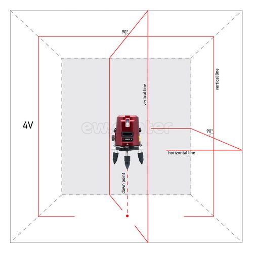 Лазерный уровень ADA 3D LINER 4V А00133