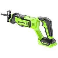 Аккумуляторная бесщеточная сабельная пила Greenworks GPT-BLRS-1, 24V, 26 мм (без АКБ и ЗУ)