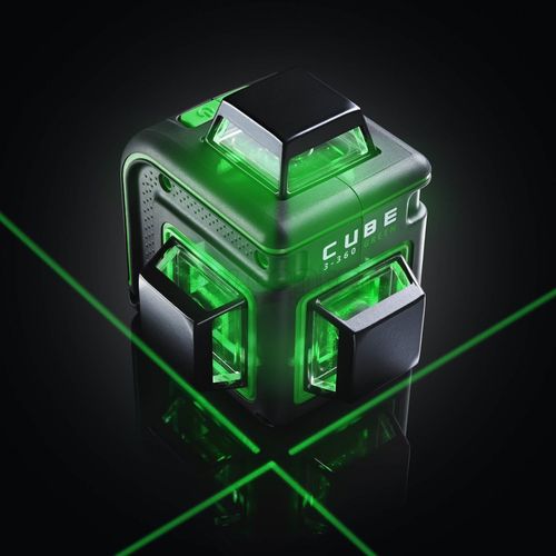 Лазерный уровень ADA CUBE 3-360 GREEN Professional Edition А00573