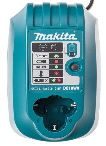 Зарядное устройство MAKITA DC10WA, 7.2-10.8 В, Li-Ion 194588-1