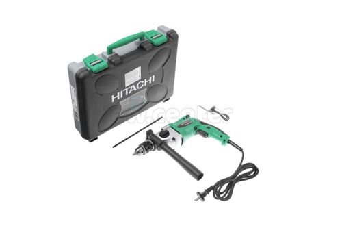 Дрель ударная HITACHI DV20VB2-NA(NS) 790Вт 13мм 0-1000/0-3000об/мин реверс, кейс