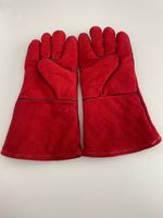 Краги сине-жёлтые, зимние, особо прочные, иск. мех EW