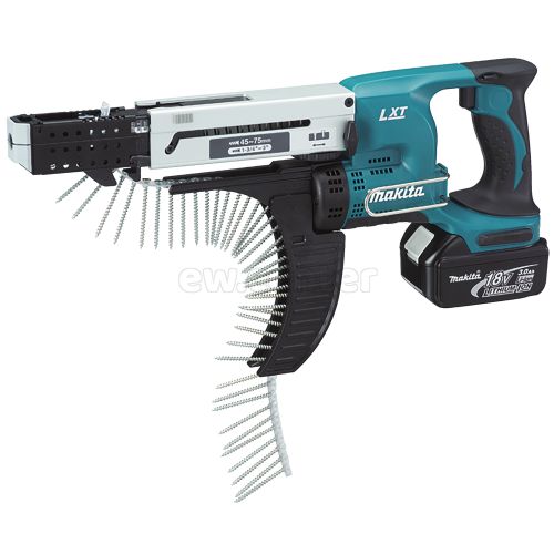 Акк. шуруповерт MAKITA DFR750RFE, 18В, 2x3 Ач Li-ion, 4000 об/мин, 2.3 кг, кейс