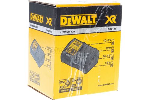 Зарядное устройство DEWALT DCB115, XR Li-Ion 10.8-18 В, 4 A