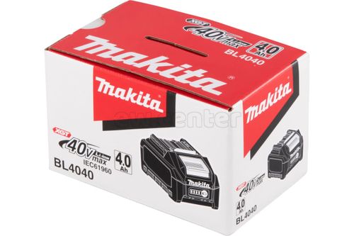 Аккумулятор MAKITA BL4040 191B26-6 (XGT, 40В, 4.0Ач, Li-Ion, индикатор заряда)