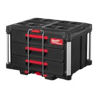 Ящик MILWAUKEE PACKOUT с 3-мя выдвижными отсеками