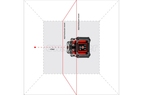 Ротационный лазерный нивелир ADA ROTARY 400 HV SERVO А00458_2020